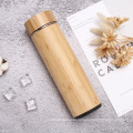 550ml Stainless Steel Double Wall Infusion Water Bottle with Bamboo Lid